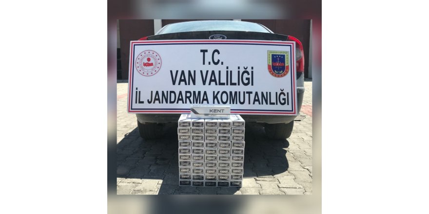 Van’da 520 paket kaçak sigara ele geçirildi