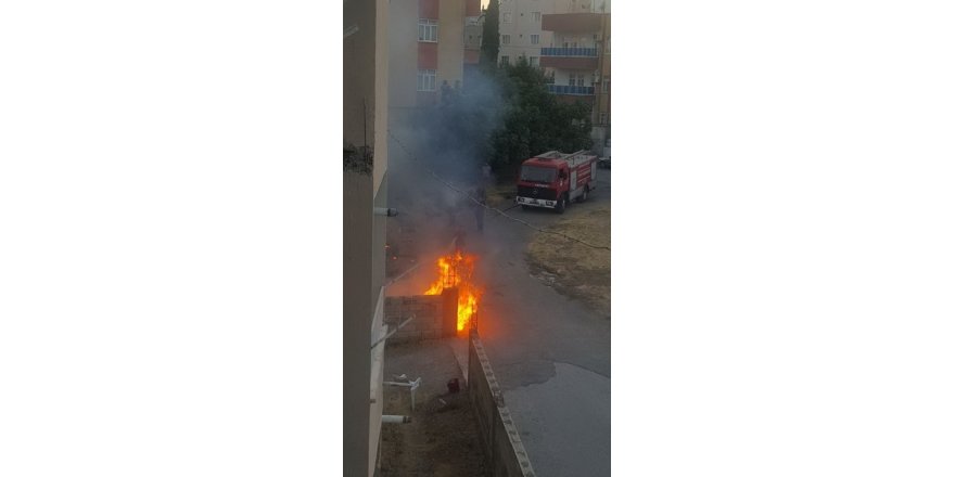 Otluk alanda çıkan yangın korkuttu