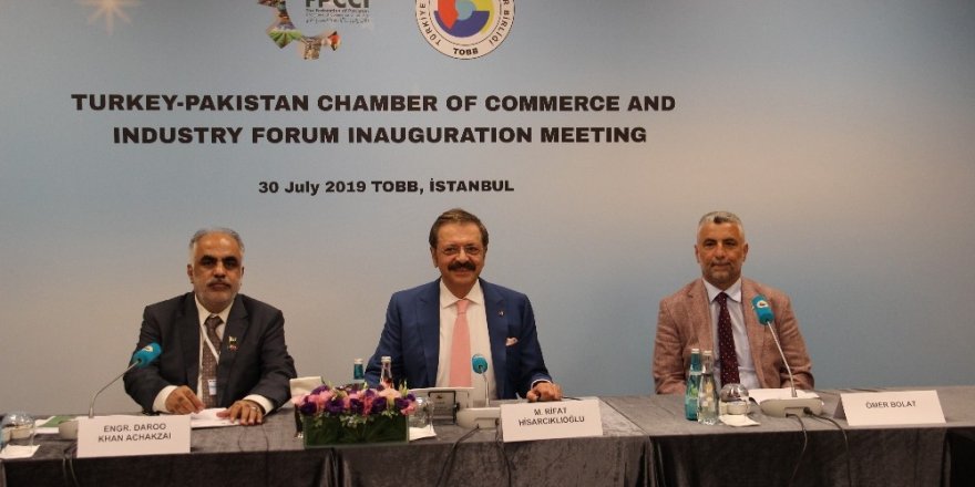 Hisarciklıoğlu: "Türkiye ile Pakistan arasında karşılıklı ticaret 700 milyon dolar civarında"