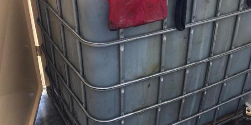 Depodan 2 bin 300 litre kaçak akaryakıt çıktı