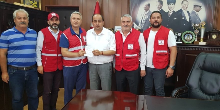 Başkan Demirtaş Kızılay’a kurban bağışında bulundu