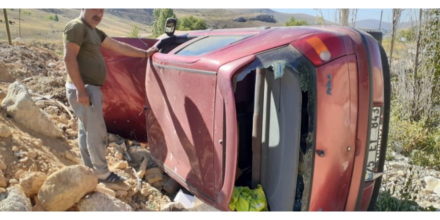 Bayburt’ta trafik kazası: 1 yaralı