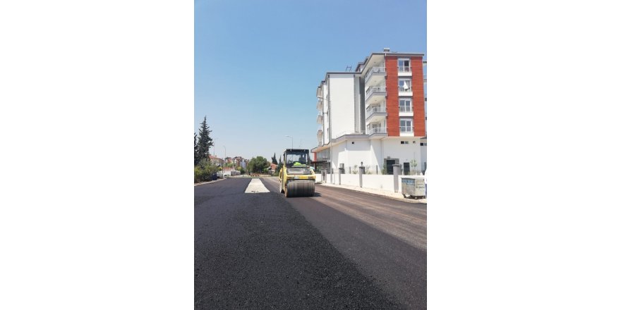 Kepez Belediyesinden yol çalışması