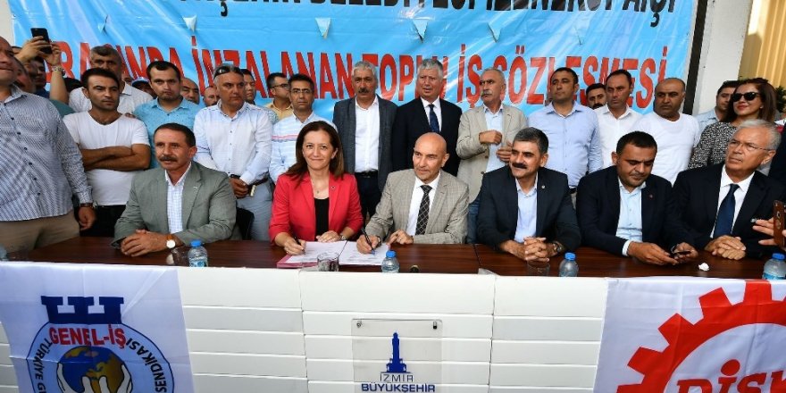 Büyükşehir de toplu sözleşme sevinci