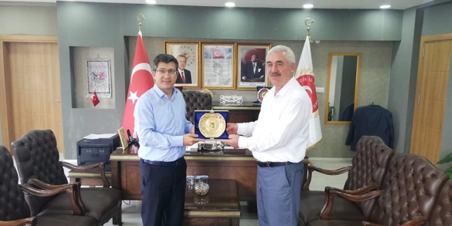Rektör Taş, İl Genel Meclisi Başkanı Yılmaz ile bir araya geldi