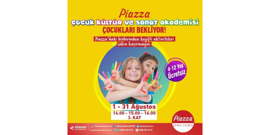 Piazza kültür sanat akademisi başlıyor