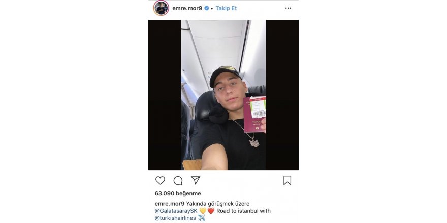 Emre Mor’dan Galatasaray paylaşımı