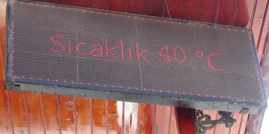 Kırıkhan’da termometreler 40 dereceyi gösterdi