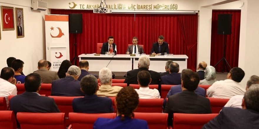 Aksaray’da ‘Göç Kurulu Toplantısı’ yapıldı
