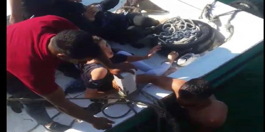 İddialaşarak denize atlayan iki kadın boğulmaktan son anda kurtarıldı