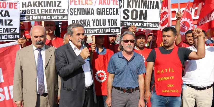 Petlas işçilerinin eylemi uzlaşmayla son buldu