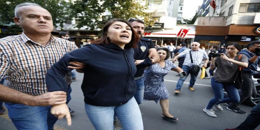 Ankara'da 'kayyum' eylemi: 8 gözaltı