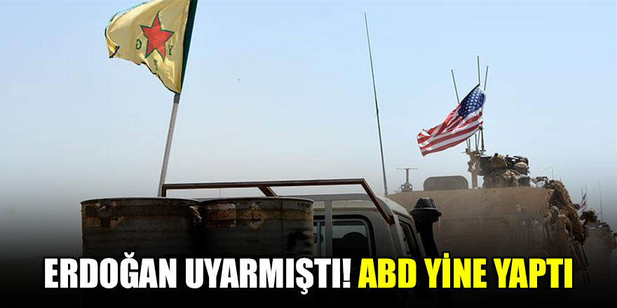 Başkan Erdoğan uyarmıştı! ABD yine yaptı
