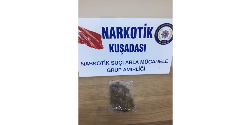 Kuşadası’nda uyuşturucu operasyonu