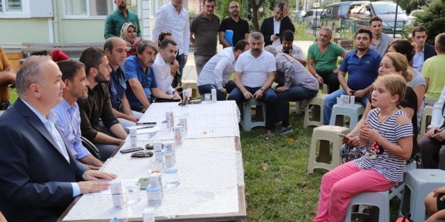 Özlü’nün mahalle ziyaretleri devam ediyor