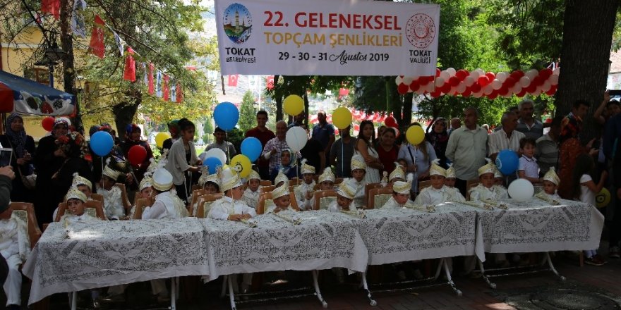 Topçam şenlikleri sünnet şöleni ile başladı