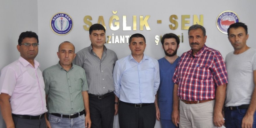 Sağlık-Sen Gaziantep Şubesinden maaş zammına tepki