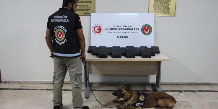 Mersin Limanı’nda 23 kilo 745 gram kokain ele geçirildi