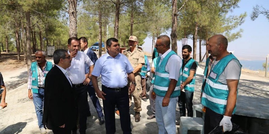 Mahkumlar çevre temizliğine katkıda bulundu