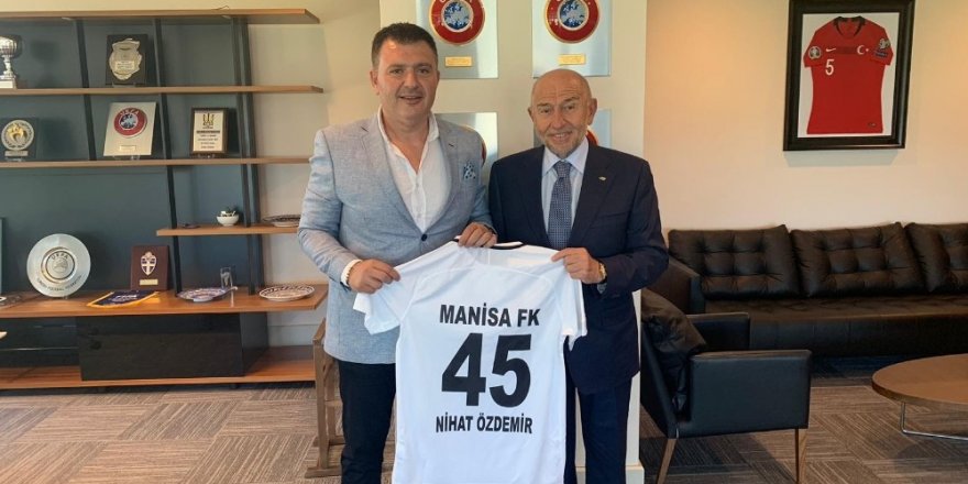 Başkan Aktan’dan TFF Başkanı Özdemir’e ziyaret