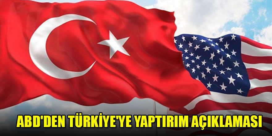 ABD'den Türkiye'ye yaptırım açıklaması