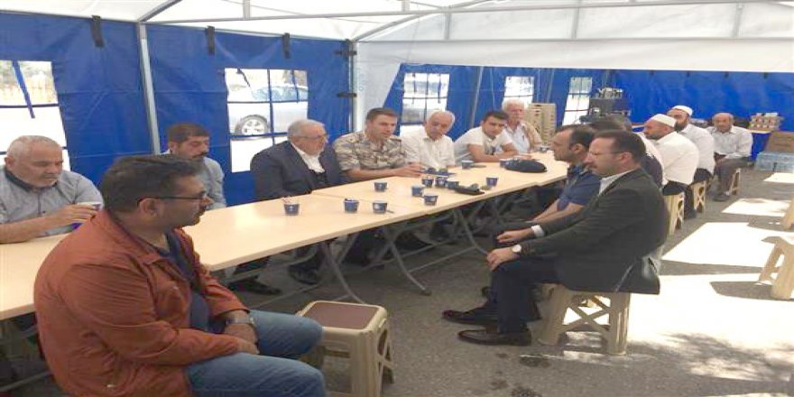 Şehit Yasin Sarı’nın taziye çadırında dualar edildi