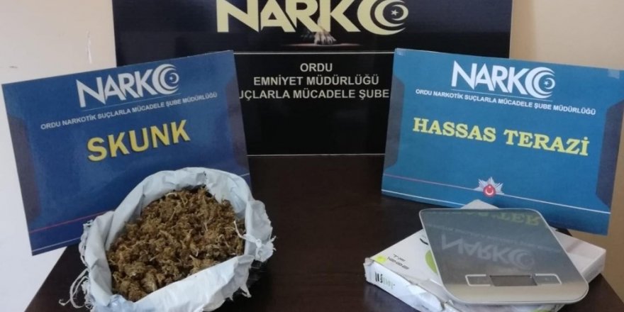 Ordu’da uyuşturucu operasyonuna 4 tutuklama