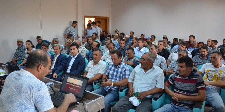 Günyüzü’nde çiftçilere yüzde 50 hibe desteği bilgilendirme toplantısı
