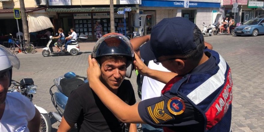 Jandarmadan ceza yerine kask
