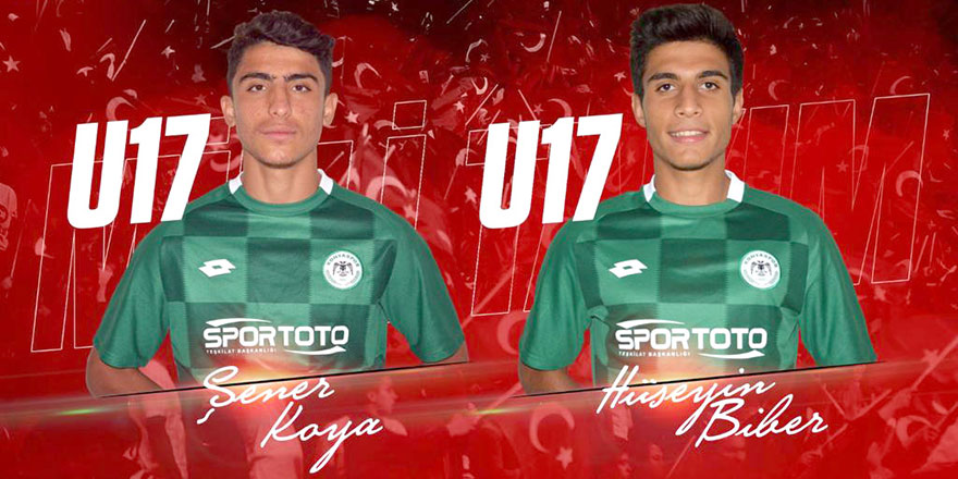 Konyasporlu 2 oyuncuya Milli davet