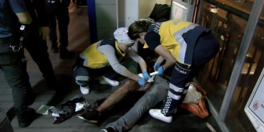 Metrobüste yer kapma tartışması kanlı bitti