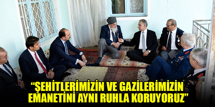 Başkan Altay: Şehitlerimizin ve Gazilerimizin emanetini aynı ruhla koruyoruz