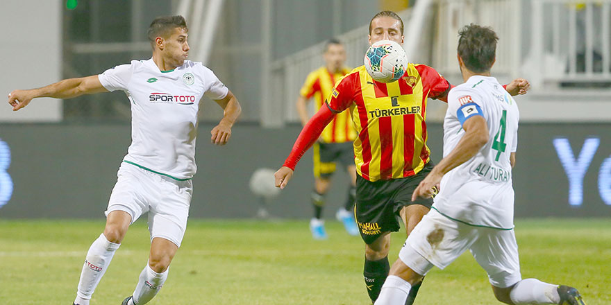Konyaspor'un topla oynama yüzdesi yüksek