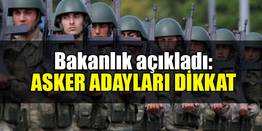 Milli Savunma Bakanlığı 99/4 askerlik yerlerini açıkladı