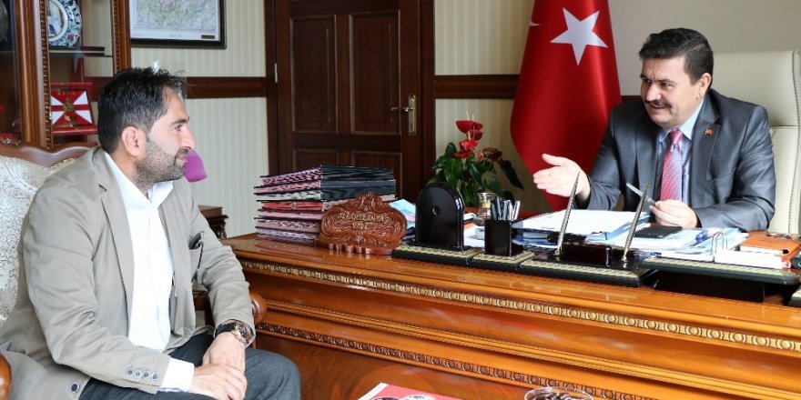 İHA Bölge Müdürü Akbuğa’dan Vali Arslantaş’a ziyaret