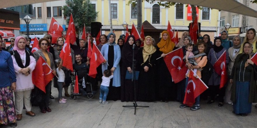 Ordulu kadınlardan Diyarbakır’da eylem yapan ailelere destek