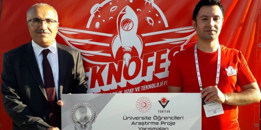 Yangın söndürme mühimmatı projesine ödül