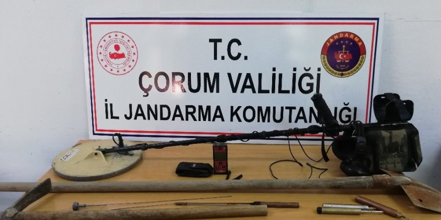 Jandarma’dan kaçak kazı operasyonu