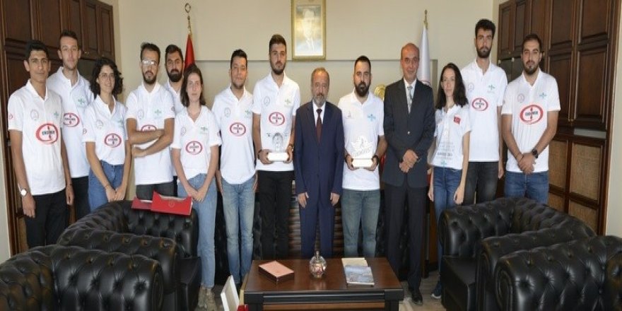 Grizu-263 BEÜ Rektörü Çufalı’yı ziyaret etti