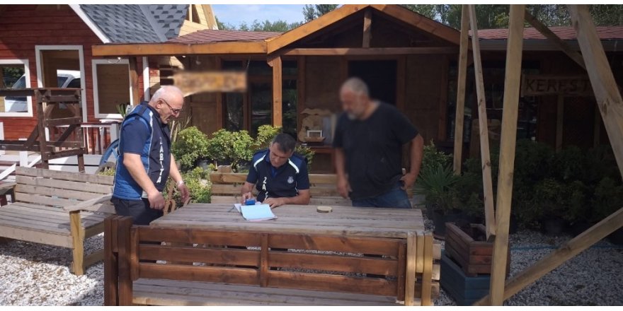 Sapanca’da ruhsat denetlemeleri devam ediyor