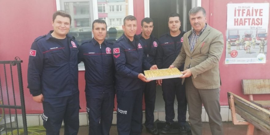 Cankul, İtfaiyecilerin gününü kutladı