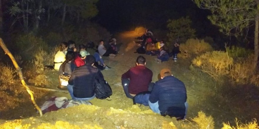 Datça’da karada ve denizde 51 kaçak göçmen yakalandı