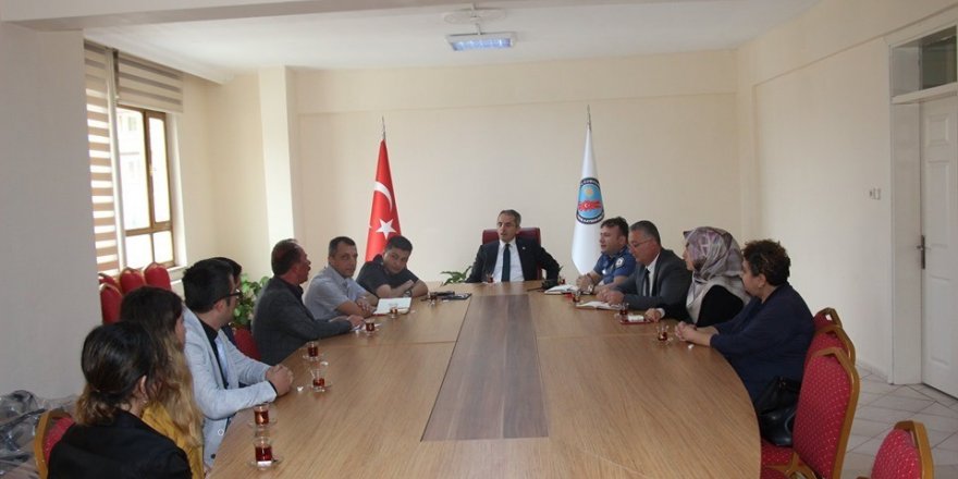 Kaymakam Pişkin yurt işletmecileriyle bir araya geldi