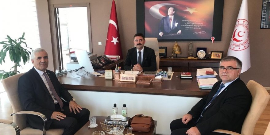 DATÜB heyeti, Bülent Tekbıyıkoğlu’nu ziyaret etti