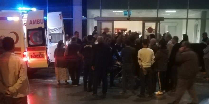 Bafra’da 1 kişi silahla yaralandı