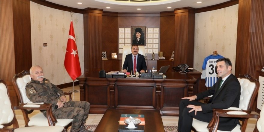 Emniyet Müdürü Atanur’dan Vali Akbıyık’a ziyaret