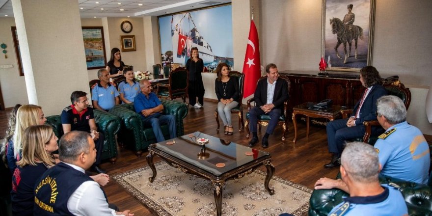 Başkan Seçer, itfaiye personelini ağırladı