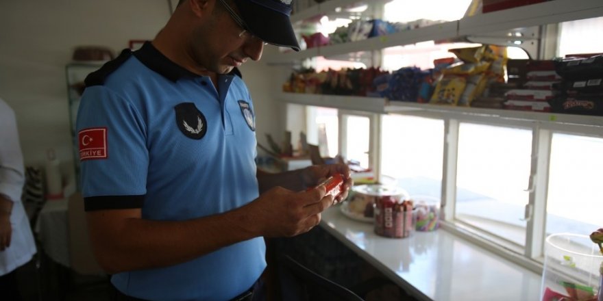Zabıta ekiplerinden okul kantinlerinde hijyen denetimi