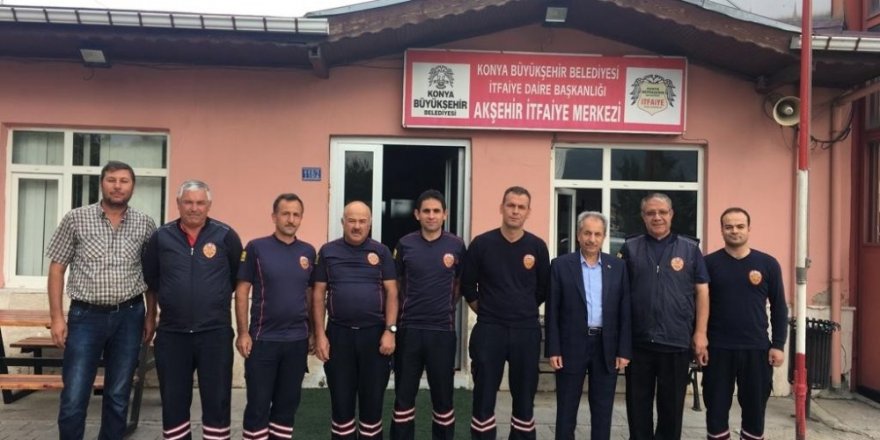 Başkan Akkaya’dan itfayecilere ziyaret