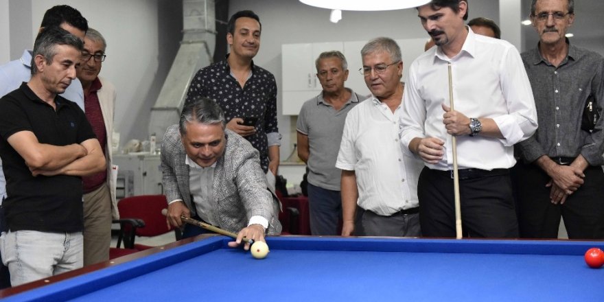 ASSİM’de bilardo spor merkezi açıldı